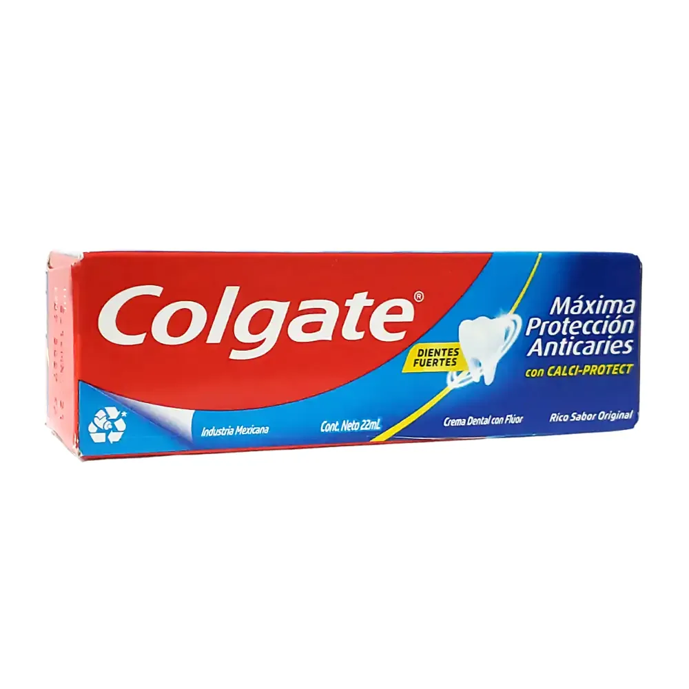 1pza mini pasta dental colgate, sabor original, 22ml / 039152