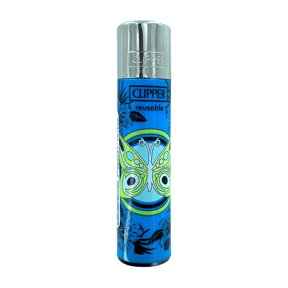 Encendedor reusable clipper, variedad de colores y diseños