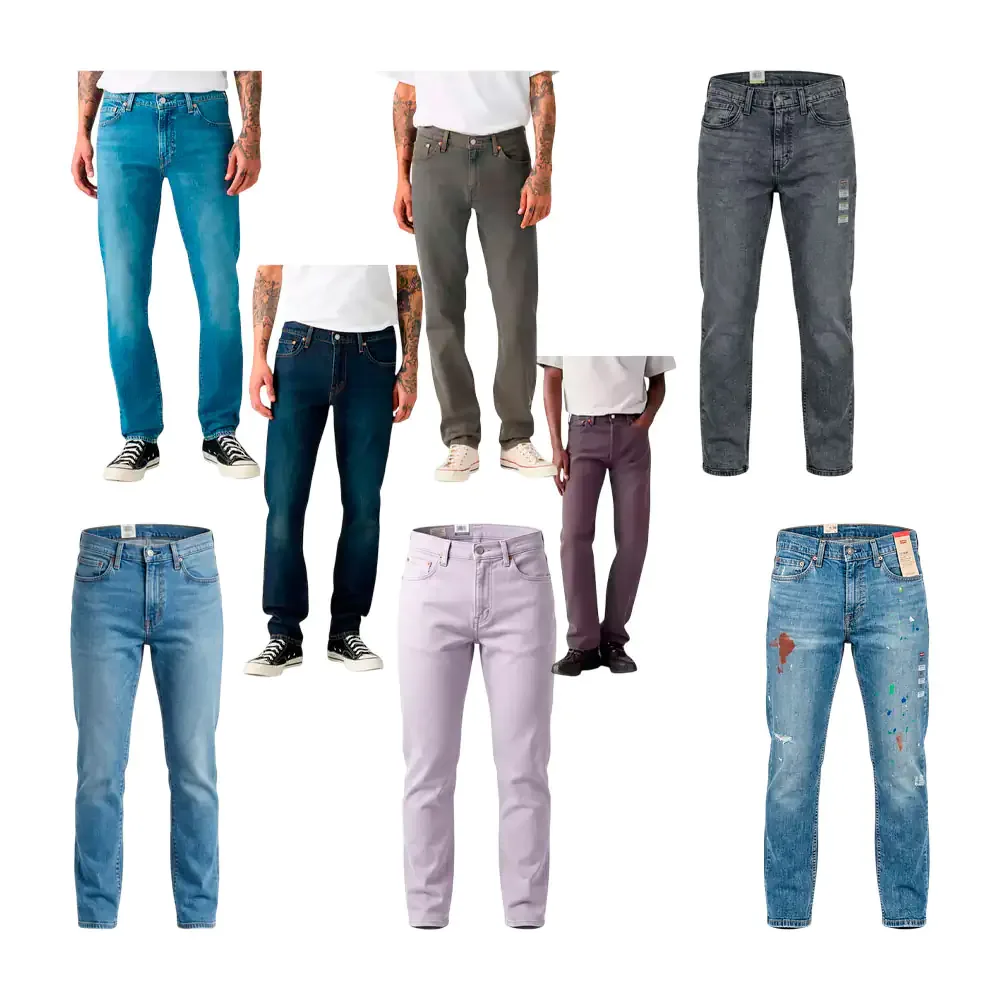 Pantalón levis original, corte 511 slim, variedad de modelos, colores y tallas