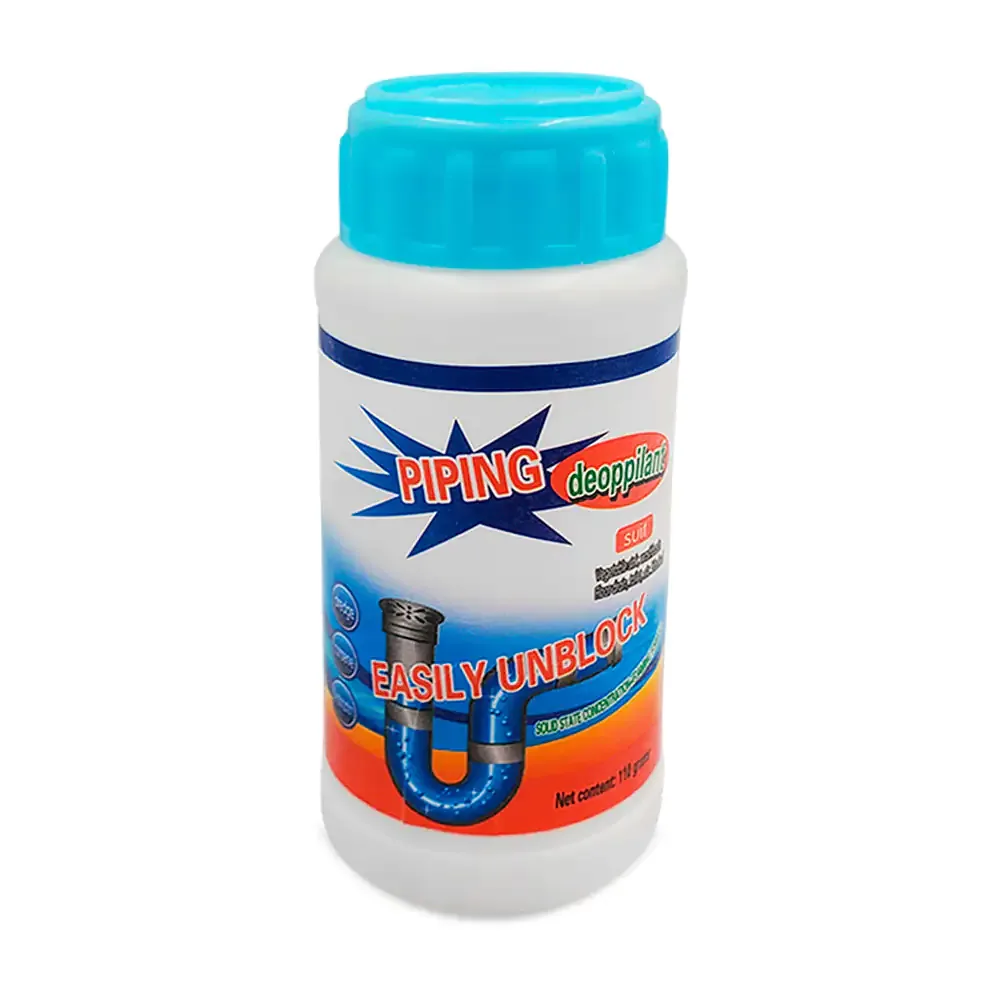 Bote con polvo destapador de tuberías, 110g / gdst778