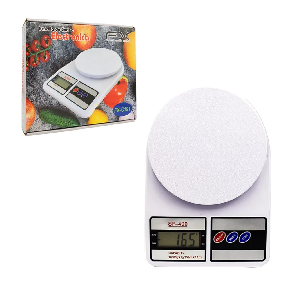 Bascula electrónica con pantalla digital para cocina, variedad de colores / electronic kitchen scale / bas03 / dzc-0133 / ro-sf400