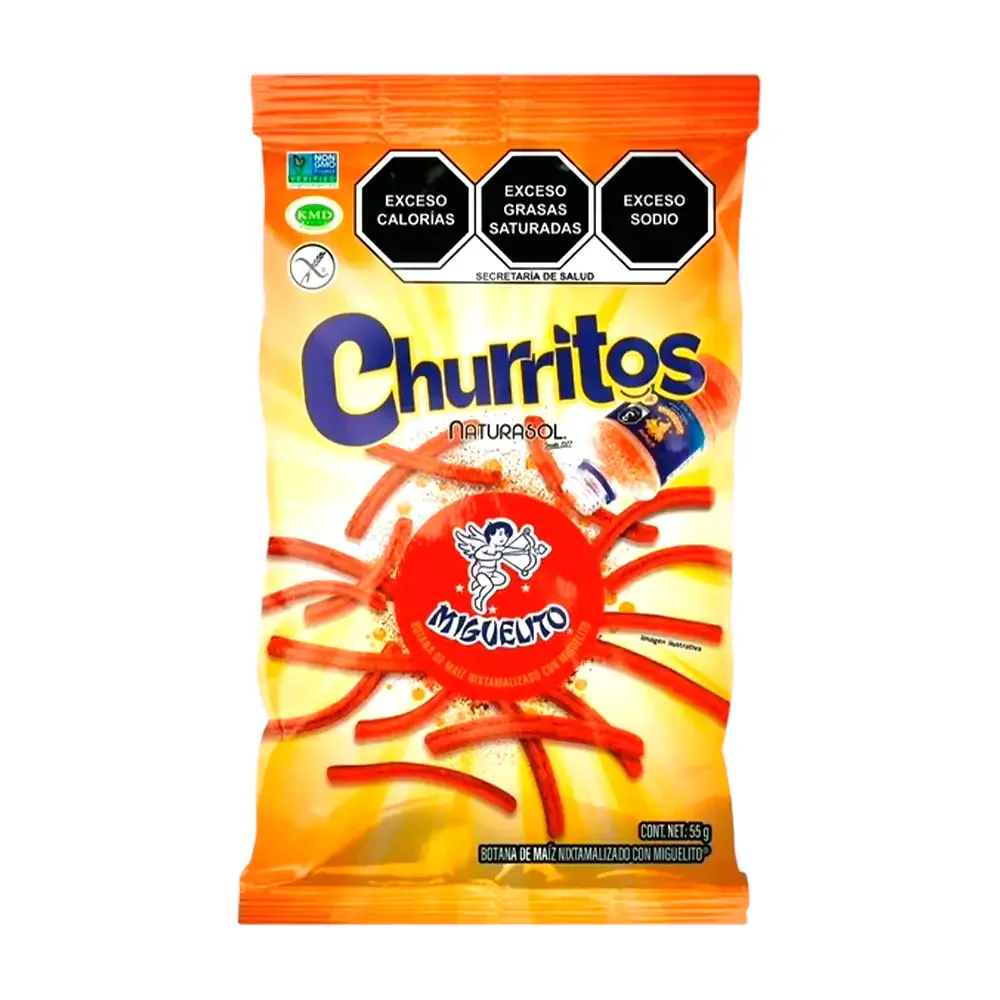 1pza bolsa naturasol churritos con miguelito, 55g / 023568