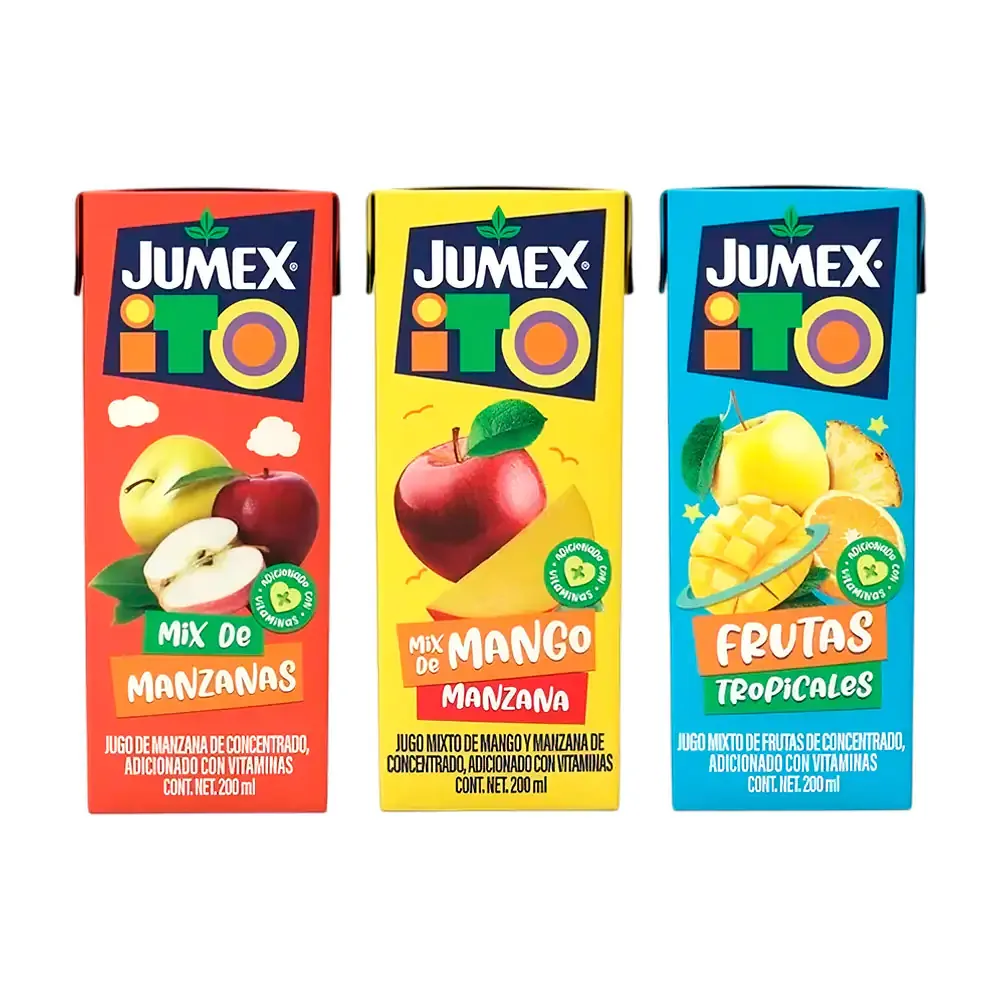 Jugo jumexito tetra pak 200ml, variedad de sabores / jumexito-s