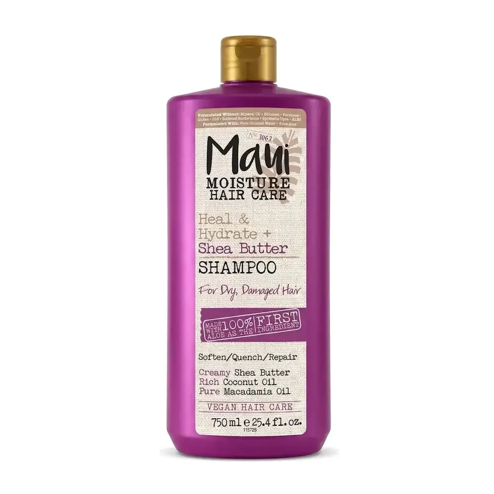 Shampoo maui de 750ml con extractos naturales para el cuidado de cabello